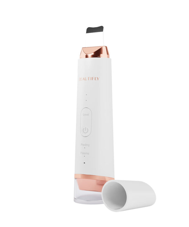 Peeling kawitacyjny B-Plasma PRO, masażer do twarzy do skóry ze skłonnością do niedoskonałości, prądy Darsonvala