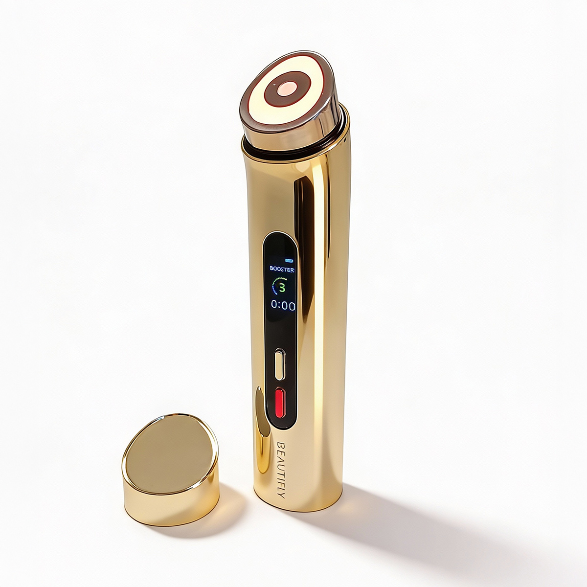 Mezoterapia Bezigłowa Beautifly Intenso Renew Golden DMA, Urządzenie do Terapii Światłem LED i EMS na Twarz i Szyję