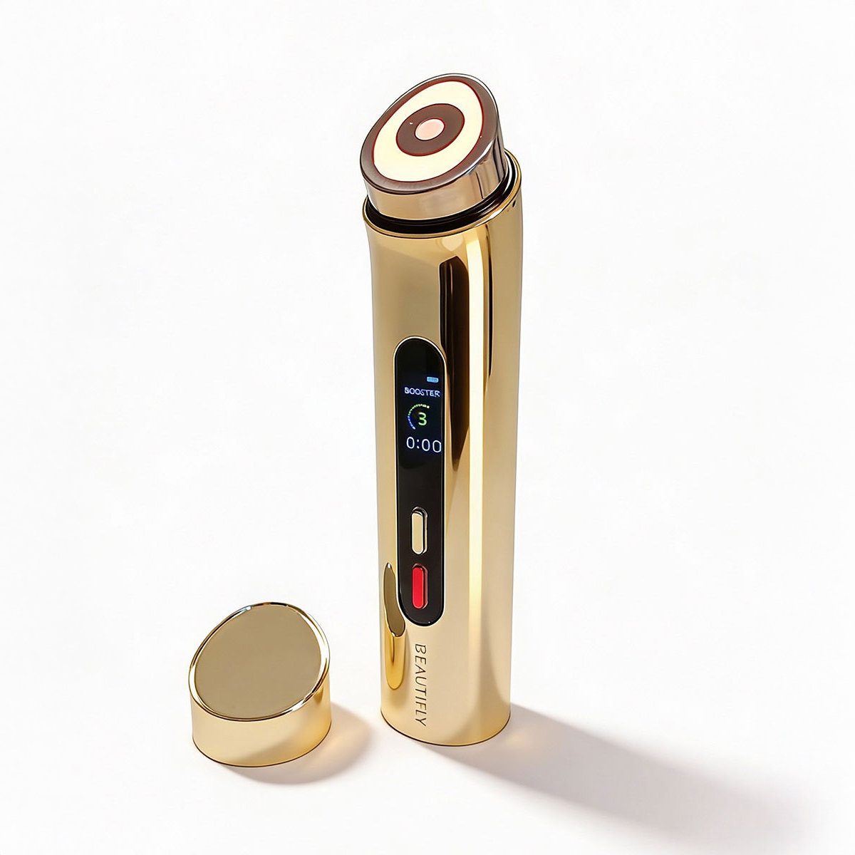 Mezoterapia Bezigłowa Beautifly Intenso Renew Golden DMA, urządzenie do terapii światłem LED i EMS, masażer liftingujący do twarzy