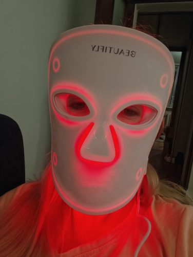Aura Glam PRO maska LED, terapia fotonowa photo review